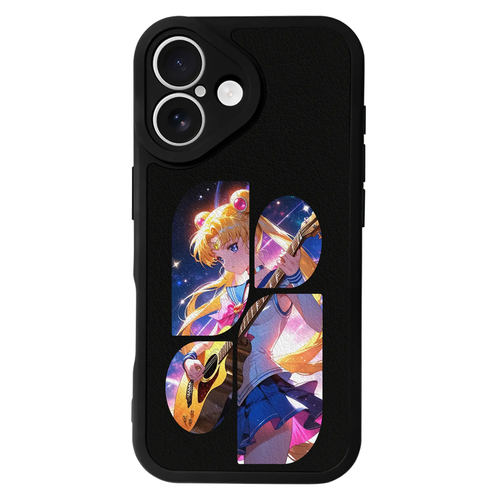 美少女戦士セーラームーン グッズ 月野 うさぎ - IPhone 16シリーズ対応 ・ シリコンスマホケース ・ レザー調 ・ 高精度フィット ・ 耐衝撃 ・ ワイヤレス充電対応 ・ 精密カット